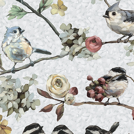 DAISIES AND THE CHICKADEE